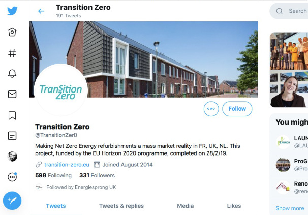 Transition Zero Twitter page
